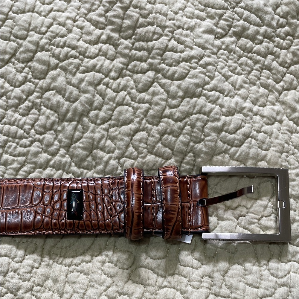 Greg Norman alligator belt